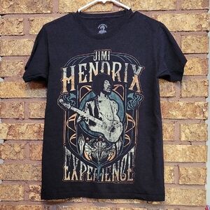 Jimi Hendrix Black Graphic T-Shirt Size Small